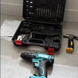 Power Drill Kit Excellent Condition, Like New