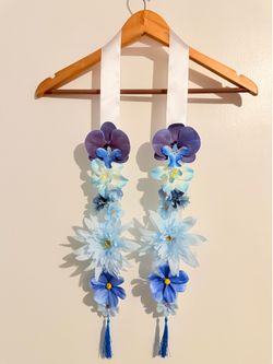 Blue Floral Lei