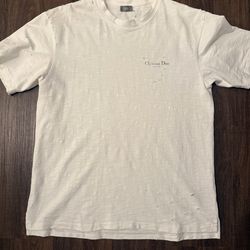 Dior Couture Distressed T Shirt