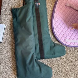 Equestrian Fleece Lined Boot Bag