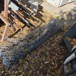 30 feet of 6 foot chain link fence.