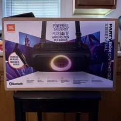 JBL PartyBox Encore Essential Bluetooth Speaker - New in Box