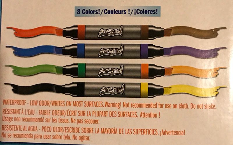 ArtSkills® Dual Tipped Permanent Project Markers, 8 pk - Fred Meyer