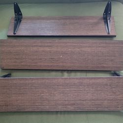 3 Floating wall shelves