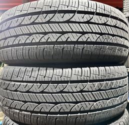 215/60R16 Kelly Edge Touring Plus - Pair of 2 Tires in Excellent Condition