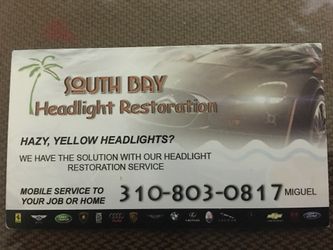 Headlight restoration