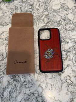 CarveitArt Real Wood Turtle iPhone Case – 13/14/15 Series
