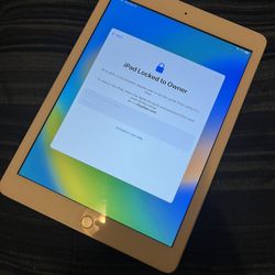 iPad 5 iCloud Locked For Parts 
