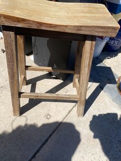 Wooden stool