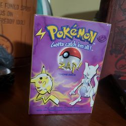 1999 Pokemon Zap Theme Deck
