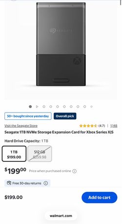 Seagate Xbox 1TB Portable SSD