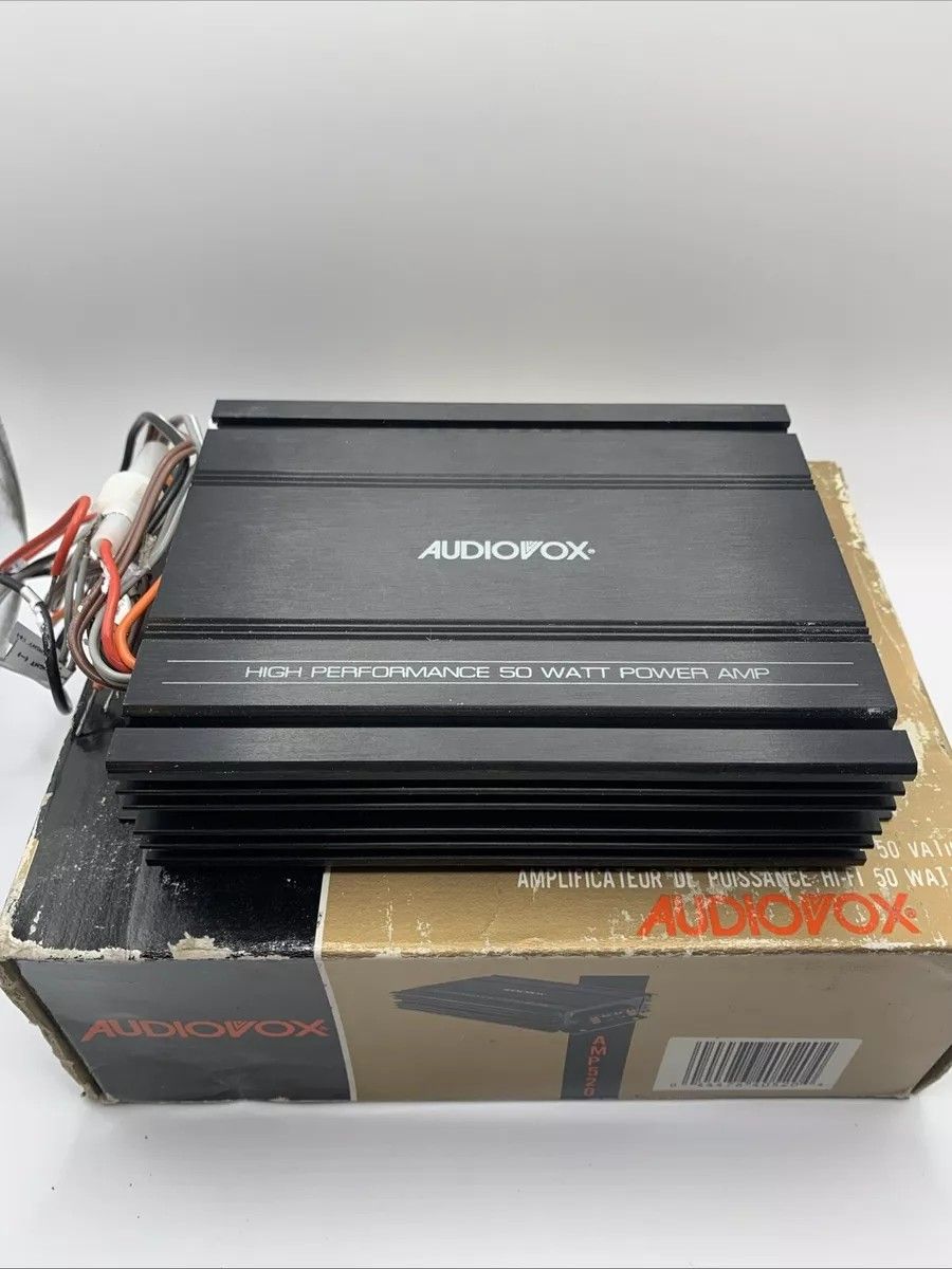 Vintage Old School Audiovox AMP-520 HiFi Car Stereo Power Amplifier