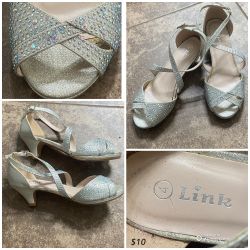 Pageant, Wedding, Formal Girls High Heels Rhinestone