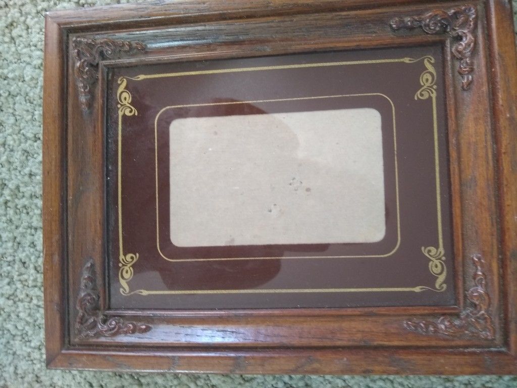 Ornate wood frame