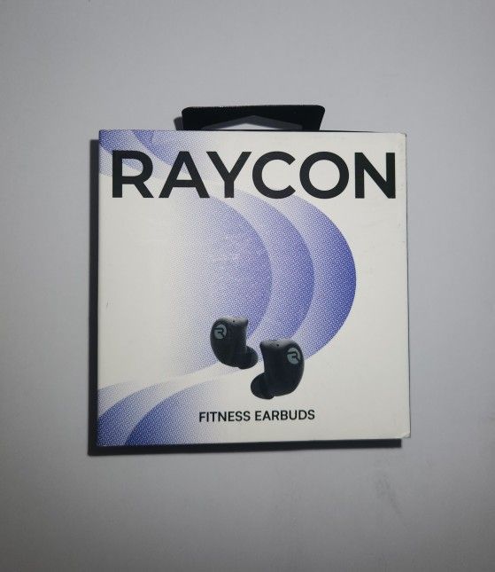 RAYCON The Fitness Earbuds BLACK- New! Noise Cancellation - Water Resistance