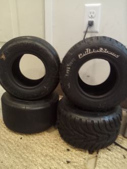 2 Bridgestone tires and 2 Yokohama tires 4.5 / 10.0-5