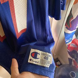 Drew Bledsoe Vintage Champion Jersey 