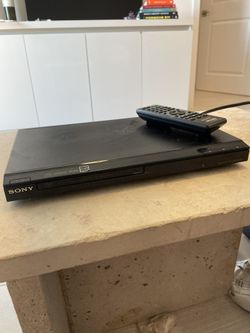 Sony dvd With Remote