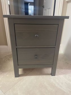 Ikea night stand gray
