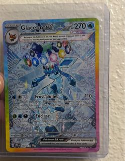 Glaceon ex Tera Pokémon Card 150/131 Secret Rare