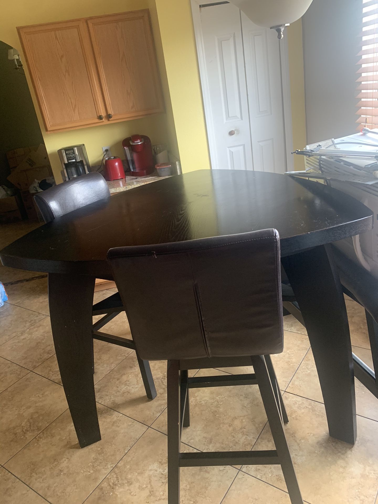 Kitchen Table w/ bar stool chairs