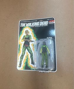 2017 Skybound MCFARLANE Toys THE WALKING DEAD A Real Apocalypse Hero LUCILLE Patrol “ALPHA” Fully POSEABLE Survival HORROR Figure 👀 (please