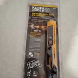 Klein Tools NCVT-3 Non-Contact Voltage Tester with Flashlight.