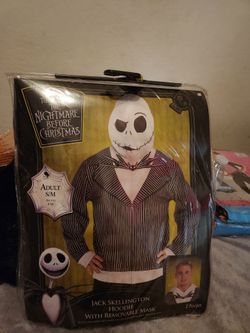 Jack Skellington Hoodie with Removable Mask