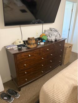 Dresser and matching end table