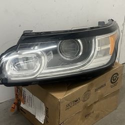 2013-2017 RANGE ROVER  SPORT FRONT LEFT DRIVER SIDE HEADLIGHT HID BI -XENON ASSEMBLY OEM NICE SHAPE 