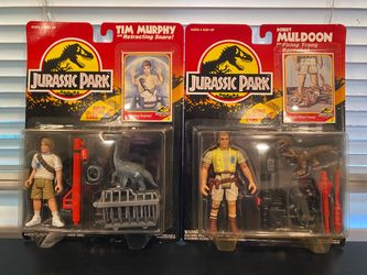 1993 Kenner Jurassic Park Tim Murphy & Robert Muldoon