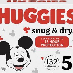 Huggies Snug & Dry Size 5 Diapers 