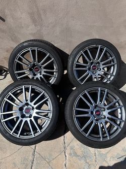 STi OEM 18 Inch Wheels