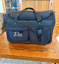 Dream Duffel Medium Rolling Dance Bag w/ Garment Rack & Folding Stool