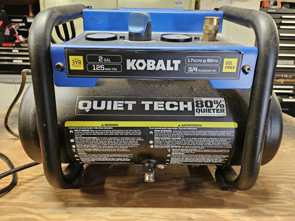 2 GAL Kobalt Air Compressor 