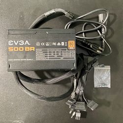 EVGA 500BR 80plus Bronze Desktop Power Suppy