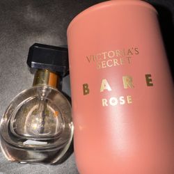 Victoria’s Secret Bare Rose Mini Perfume Candle Set