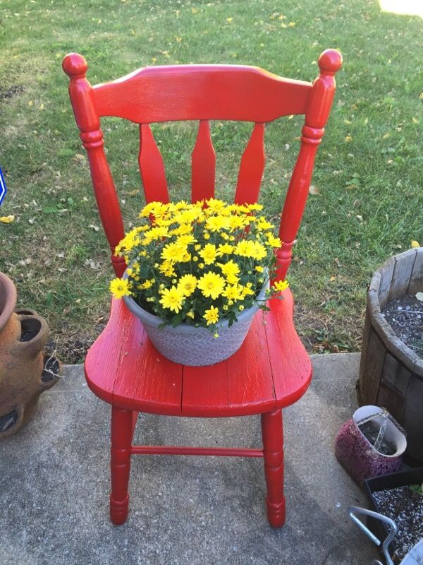 Flower pot chair