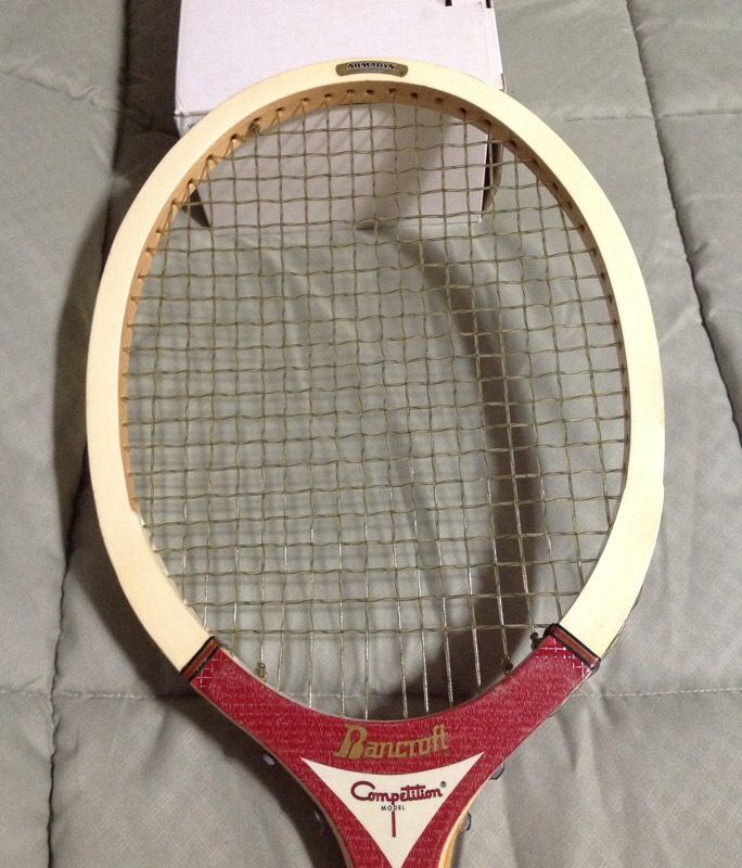 Vintage Bancroft Tennis Racket with Original Vinyl Cover