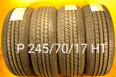 245/70/17 For Sale 4 New Tires We Service Motorcycle Tires