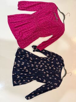 UNIQLO Girls Dresses (Frenchie dogs and Hearts
