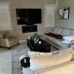 Ashley Furniture: Sofa & Loveseat For Sale! 