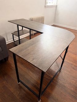 L-shape desk for office