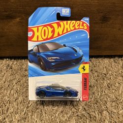 Hot Wheels Ferrari SF90 Blue
