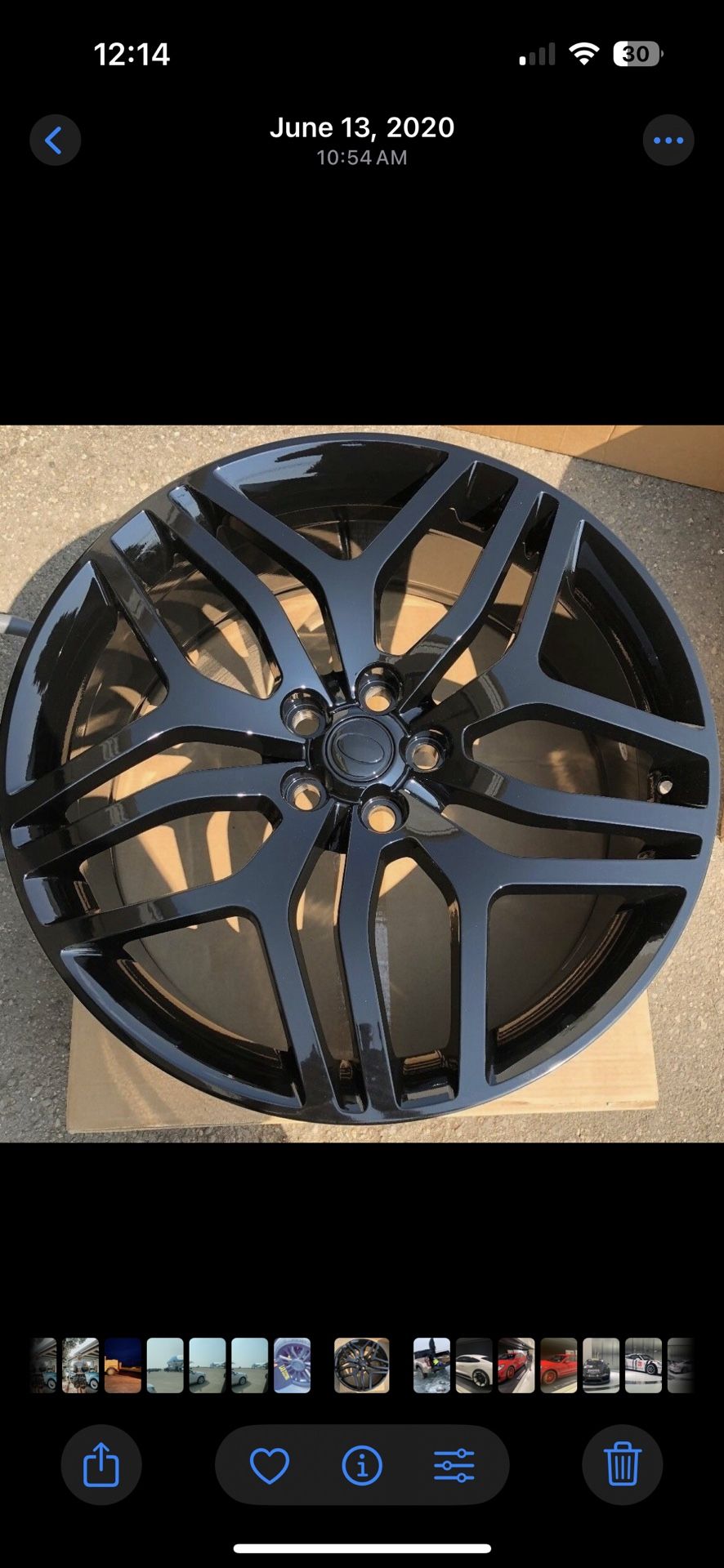2016 2017 2018 2019 2020 2021 Range Rover Sport Wheel 22x9 NEW Oem 72282