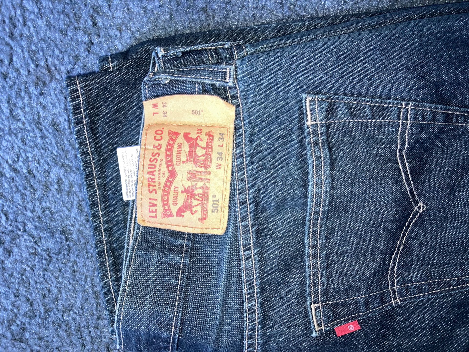 LV Louis Vuitton Monogram Workwear Denim Carpenter Pants Off-White 34 for  Sale in City Of Industry, CA - OfferUp