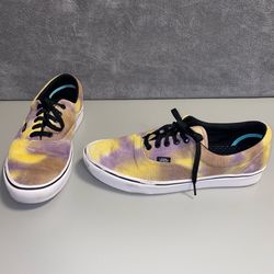 Vans Size 12 ComfyCush Era Blotched Multi/Purple Velvet Shoes