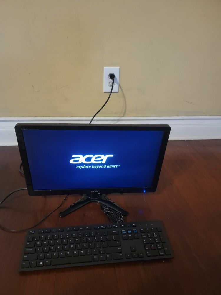 Acer G206hql 19.5 Wide-screen LED Backlit LCD Monitor With Keyboard 