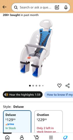 Schwinn Deluxe Child Carrier