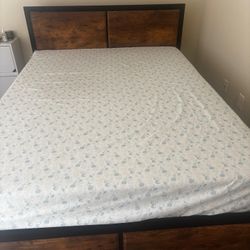 Queen Bed Frame And Mattress 